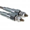 Fridayparts 2 Pcs Glow Plug 1g679-655 1g67965512 Compatible For Kubota Engine Z602 V2403 Replacement 2