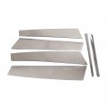 Secosautoparts 250192 6pcs Chrome Door Pillar Trim Stainless Steel Compatible With Kia Optima Sedan 2011-2015
