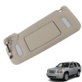 Driver Sun Visor Mirror Gray Left Replacement For 2007-2014 Silverado Tahoe Yukon Suburban Escalade 22850306 