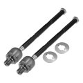 2pcs Front Inner Tie Rod Ends Kit Suspension Steering End For Jeep Liberty 2006-2012 Dodge Nitro 2008-2011 Drag Link No 