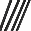 Waltyotur 4pcs Black Weatherstrip Window Seal Car Moulding Trim Belt Door Outside Replacement For 2007-2018 Tundra Crewmax