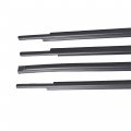Waltyotur 4pcs Black Weatherstrip Window Seal Car Moulding Trim Belt Door Outside Replacement For 2007-2018 Tundra Crewmax