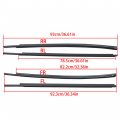 Waltyotur 4pcs Black Weatherstrip Window Seal Car Moulding Trim Belt Door Outside Replacement For 2007-2018 Tundra Crewmax