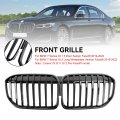 Topteng Gloss Black Front Kidney Grille Grill For Bmw 7 Series G11 5 Door Saloon Facelift 2019-2022 G12 Long-wheelbase Version