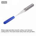 Uxcell Wood Engraving Router Bit 1 8 3 175mm Shank 0 1mm Tip 10 Degree Solid Carbide Cnc 3d Milling Cutter For Carving Acrylic
