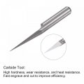 Uxcell Wood Engraving Router Bit 1 8 3 175mm Shank 0 1mm Tip 10 Degree Solid Carbide Cnc 3d Milling Cutter For Carving Acrylic