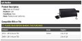 Left Driver Side Muffler Compatible With 2009-2014 Acura Tsx Sedan 2 4l 4-cylinder