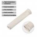 X Autohaux 8 Pcs High Heat Shield Engine Spark Plug Wire Boots Protector Sleeve Cover For Car White
