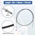 Uxcell 1pcs 10ft 118 Inch Marine Type 3300 33c Throttle Shift Remote Control Box Cable W Clevis For Yamaha Outboard Engine Boat