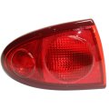 Chevy Cavalier Tail Light Assembly 2003 2004 2005 Driver Side Outer Halogen Red Lens Fits Gm2800160 And 15142168