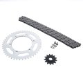 Chain And Sprocket Set For Kawasaki Klx400 2003 Non O Ring Silver 13 47 112l Steel Front Rear Sprockets