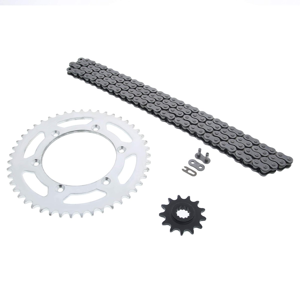 Chain And Sprocket Set For Kawasaki Klx400 2003 Non O Ring Silver 13 47 112l Steel Front Rear Sprockets