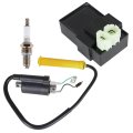Ignition Coil Spark Plug Cdi Kit For Honda Trx400ex Sportrax 400 2x4 1999 2004 Replaces 30500 Hn1 003 30700 Kcz 000 30410