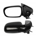 Aintier Towing Mirrors Fit For 1997-2005 Montana 2005-2007 Chevy Uplander Power Manual Folding Adjustment Black Driver And
