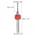 Uxcell Pcb Drill Bits 1 25mm Tungsten Carbide Rotary Tool Jewelry Cnc Engraving Print Circuit Board Micro 8 Inch Shank 5 Pcs