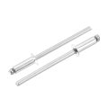 100pcs 1 8 X 3 304 Stainless Steel Countersunk Blind Rivet Open-end Type Rivets For Diy Sheet Metal Automotive Repairs 