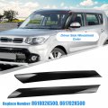 X Autohaux Pair Windshield A-pillar Trim Panel For Kia Soul 2010-2013 Driver And Passenger Outer Side Replaces 861802k500