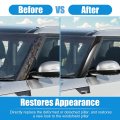 Pair Windshield A-pillar Trim Panel For Kia Soul 2010-2013 Driver And Passenger Outer Side Replaces 861802k500 861702k500 Front