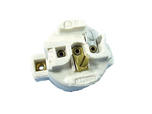 Leviton 9885 Sign Recept Pkd White