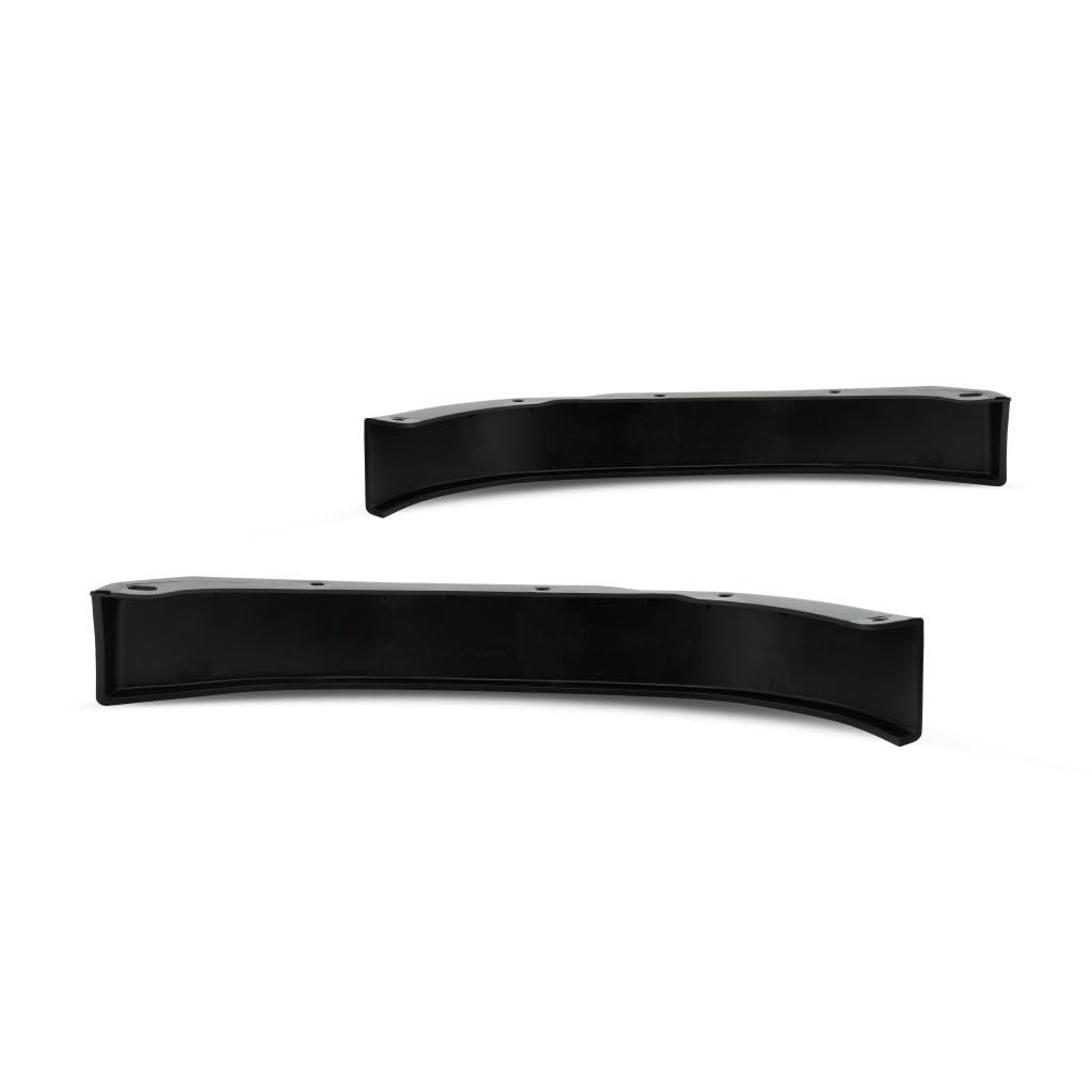 Chevy Camaro 2016 2022 Convertible Coupe Front Bumper Moldings Pair Driver And Passenger Side Lower Air Deflector Textured
