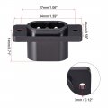 Uxcell C8 Panel Mount Plug Adapter Ac 250v 5a 2 Pins Iec Inlet Module Power Connector Socket Straight 7pcs