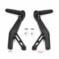 Httmt- Black Rear Passenger Foot Peg Rest Bracket For Yzf R1 R1s R1m 2015-2018 P N Mt390-047-bk