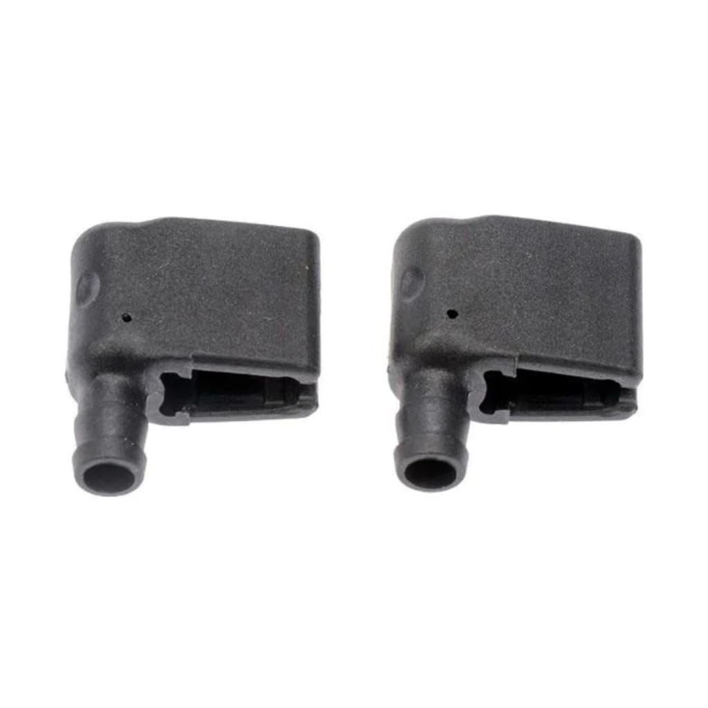 Windshield Washer Nozzle For Mercedes Benz Sprinter 2500 And 3500 2010 To 2022 2 Pieces Black Plastic Replacement 7736022020