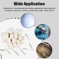 Auniwaig 24pcs 3mm Conical Wool Felt Buffing Point Mandrel Mounted Grinding With 1 8-inch Shank Polishing Rotary Tool