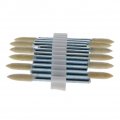 Auniwaig 24pcs 3mm Conical Wool Felt Buffing Point Mandrel Mounted Grinding With 1 8-inch Shank Polishing Rotary Tool