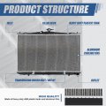 Dpi 13207 Factory Style 1-row Cooling Radiator With Tow Package Compatible Lexus Rx350 Rx450h Toyota Sienna 3 5l 2010-2016