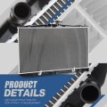 Dpi 13207 Factory Style 1-row Cooling Radiator With Tow Package For Lexus Rx350 Rx450h Toyota Sienna 3 5l 2010-2016 Aluminum