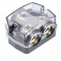 Zookoto 1x0ga In 2x0ga Out Power Distribution Block Auto Car Audio Amplifier 1 Ways Fuse Holder Circuit Protector 2 Way 