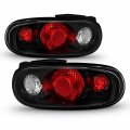 Amerilite Black Replacement Taillights For 90-97 Mazda Miata Passenger And Driver Side