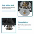 X Autohaux Engine Coolant Thermostat Housing Assembly For Bmw 318i 1996-1999 11531743017 Plastic Metal Black