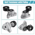 Uxcell Drive Belt Tensioner Pulley Assembly For Honda Accord 2003-2007 Civic Cr-v Acura Tsx Csx Rdx Ilx Ac Serpentine Tension