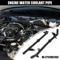 X Autohaux Engine Water Coolant Pipe 2712002452 For Mercedes-benz C250 Slk250 2012-2015 Plastic Black
