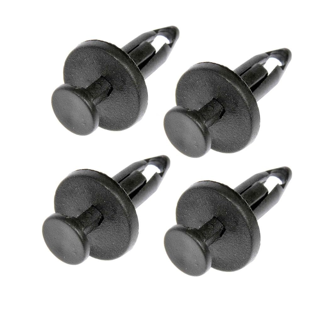 Push In Rivets For Chevy Corvette 1997 2013 Black Nylon Cover Retainers 4 Piece Set 13 32 Head Diameter 3 Outside 10134407