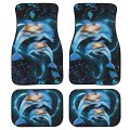 Snilety Auto Interior Accessories Universal Fit Dolphin Sunset Design 4 Pieces Cars Floor Carpets Heavy Duty Dustproof Car 