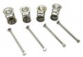Libra 2 Stainless Steel 10 12 Hydraulic Marine Trailer Brake Hold Down Pin Spring Sets 21043 