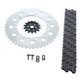 Kawasaki Kx250 F Non-o Ring Chain And Sprocket Silver 14 48 114 L 