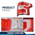 Rear Tail Lamp Light For Ford F150 2018 2019 2020 Passenger Side Right Red Lens Chrome Housing Jl3z13404h Fo2801265