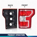 Rear Tail Lamp Light For Ford F150 2018 2019 2020 Passenger Side Right Red Lens Chrome Housing Jl3z13404h Fo2801265