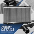 Auto Dynasty Radiator For 2014-2018 Infiniti Q50 3 5l 7l Automatic Dpi 13440 Aluminum Core Replacement With Toc 1-row 1-3 8