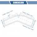 X Autohaux 1 Pcs 51-57mm 2 01 -2 24 Id 150mm 5 91 Length 45 Degrees Blue Car Silicone Hose Coolant Universaautohaux 1 Pcs