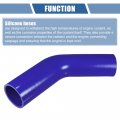 X Autohaux 1 Pcs 51-57mm 2 01 -2 24 Id 150mm 5 91 Length 45 Degrees Blue Car Silicone Hose Coolant Universaautohaux 1 Pcs