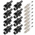Aintier Ignition Coil Coils Iridium Spark Plugs 12622553 1 For Chevrolet Buick Cadillac Tahoe Rainier Escalade Ascender 4 8l 5