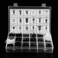 Fastener Clips 415 Pcs 18 Sizes Plastic Car Suv Trim Retainer Panel Bumper With Contain Box