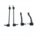 A-premium Set Of 4 Front Sway Bar Link Outer Tie Rod End Compatible With Hyundai Accent 2006 2007 2008 2009 2010 2011 Replace