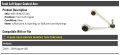 Front Left Driver Side Upper Control Arm Ball Joint And Bushings Compatible With 2004-2009 Jaguar Xj8