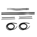 10 Piece Door Window Weatherstrip Molding Seals Trim Set Rubber Replacement For 1980 To 1993 D W 150 250 350 Pickup 2 